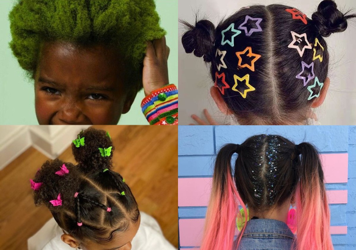 penteado fácil carimbó criança