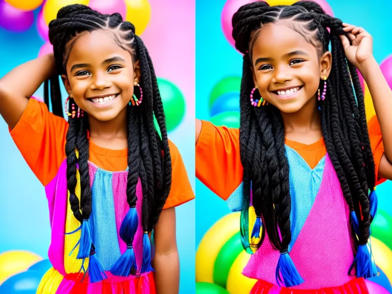 penteado fácil carimbó criança