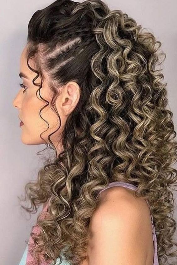 penteado formatura ABC cabelo cacheado infantil