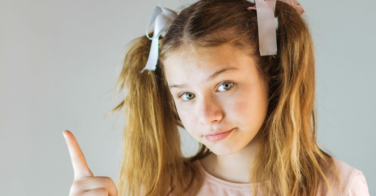 penteado infantil laço com rabo de cavalo