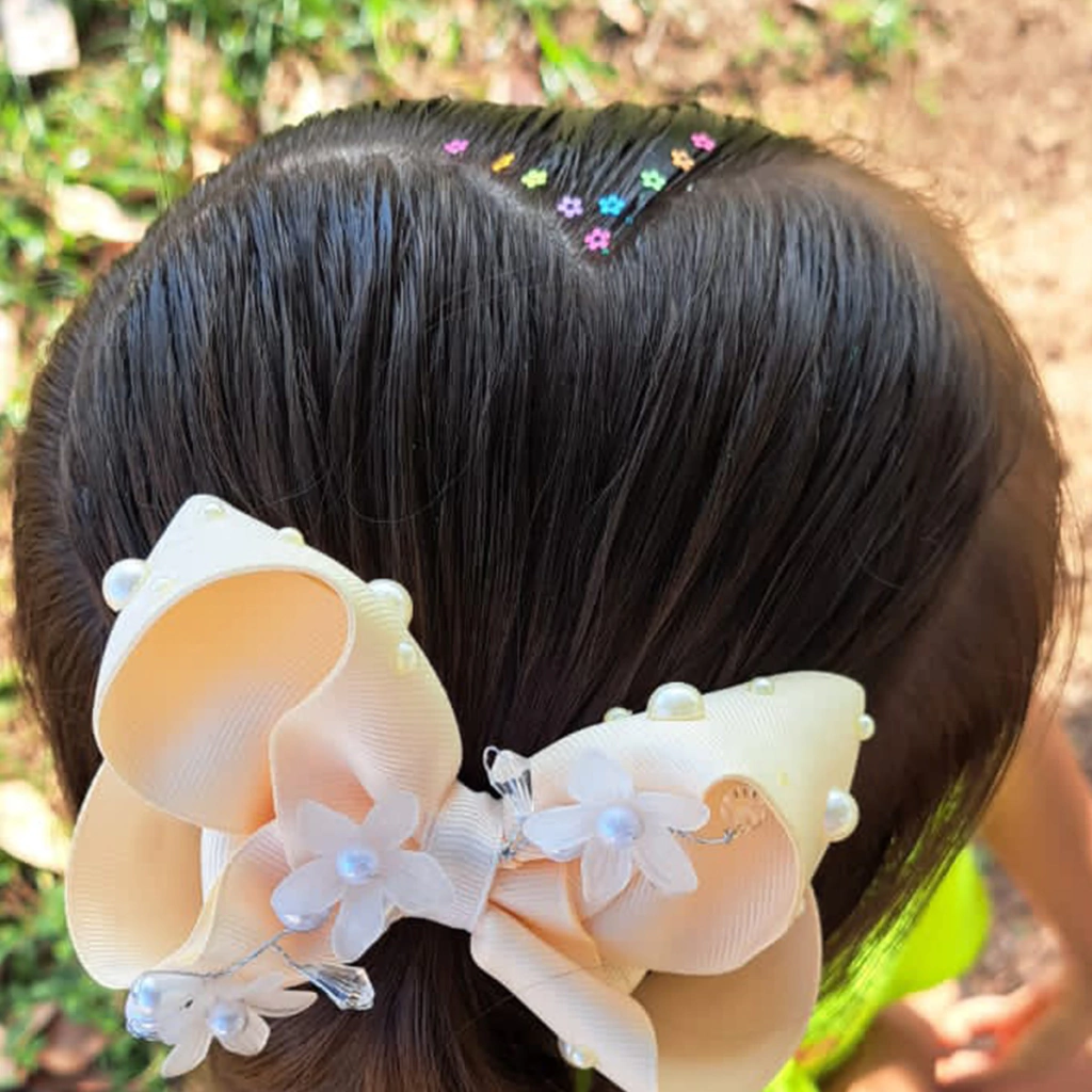 penteado infantil laço rápido