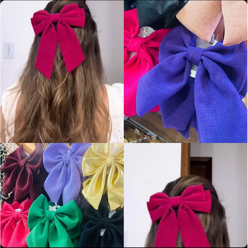 penteado infantil laço para escola