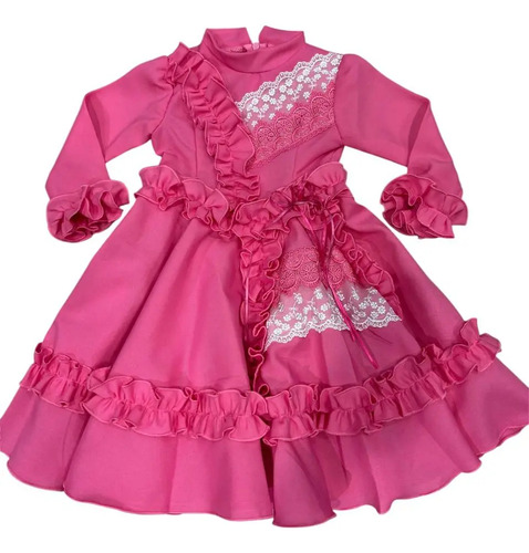 penteado prenda para festas juninas gaúchas