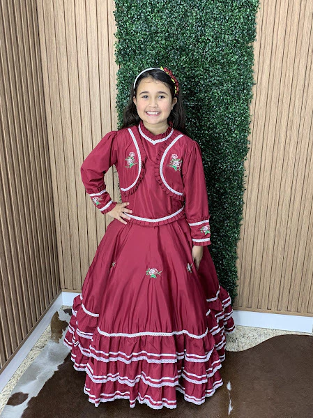 penteado prenda para CTG