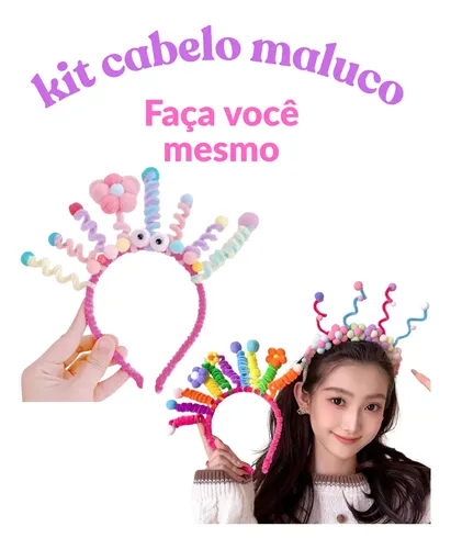 penteado divertido infantil com tranças