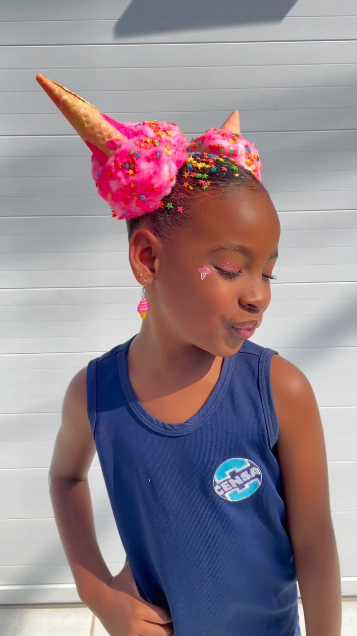 penteado do cabelo maluco