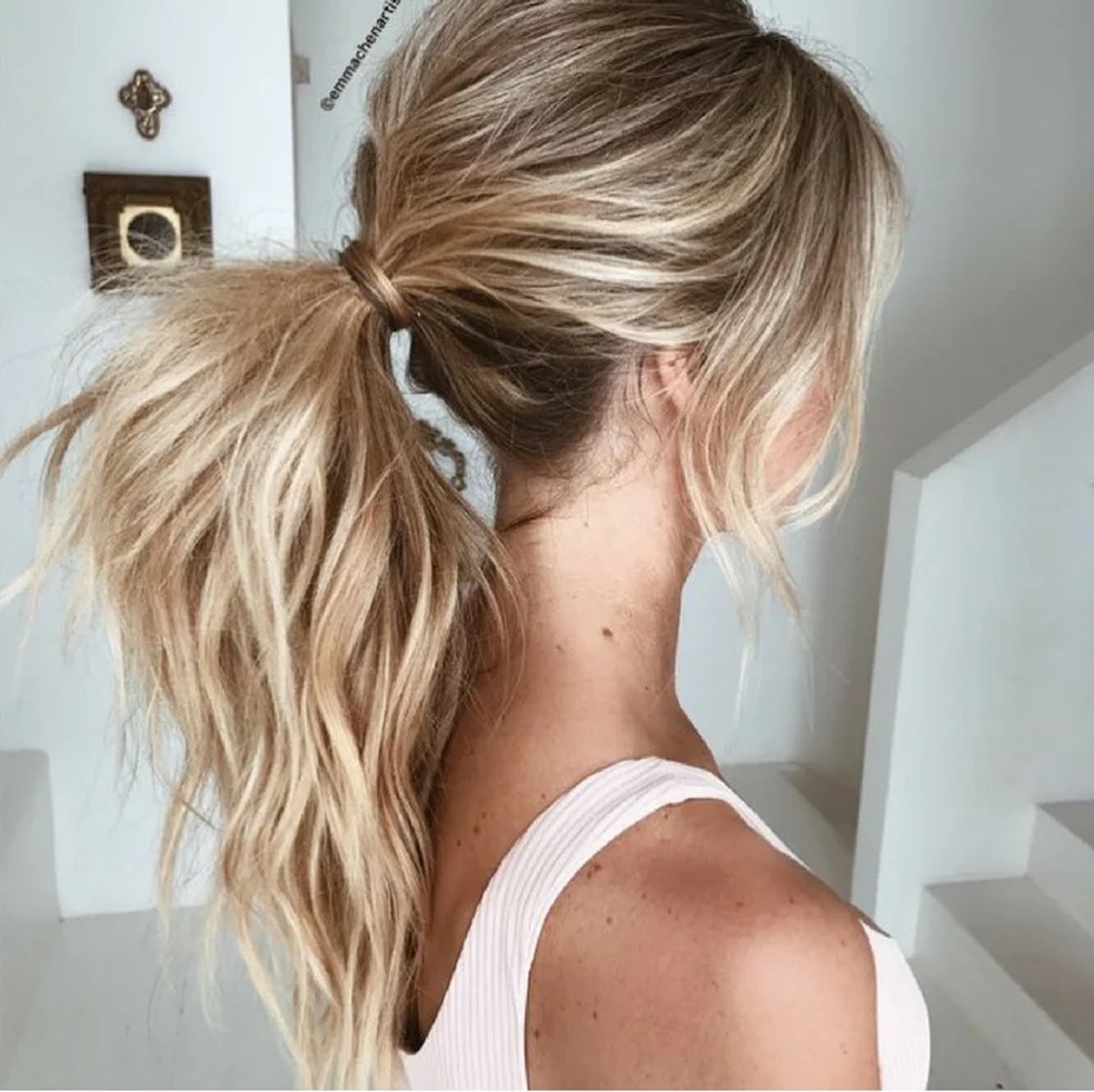 penteado feminino simples