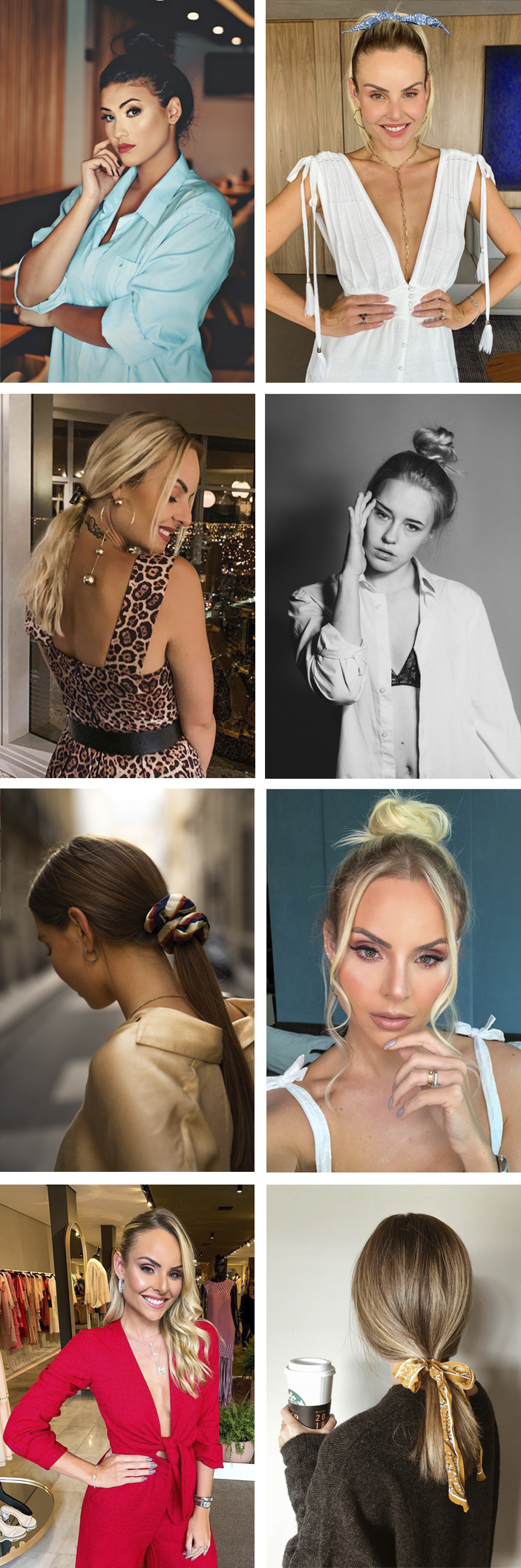 penteado feminino simples