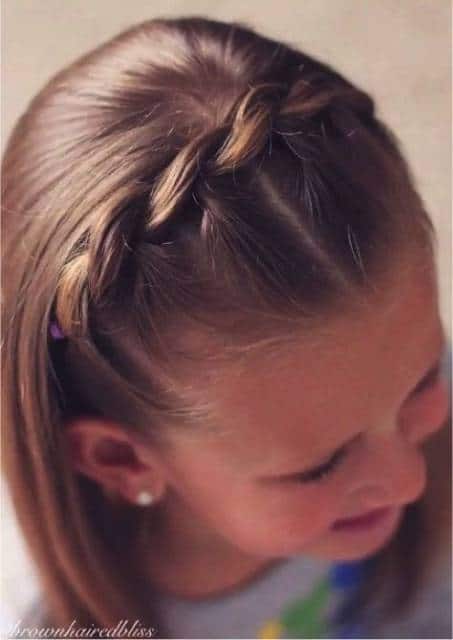 Penteado infantil para ano novo 3 anos