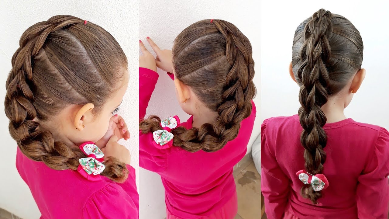 Penteado infantil simples 3 anos