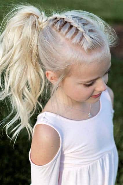 penteado infantil 7 anos rabo de cavalo