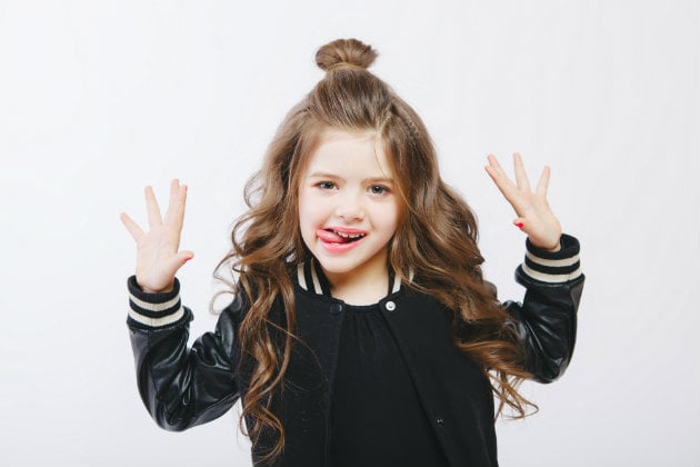 penteado infantil 7 anos com laço