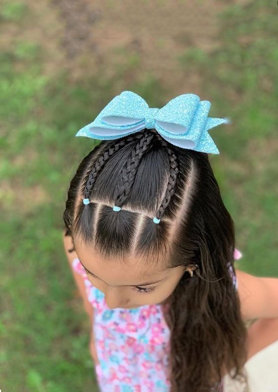 penteado infantil 7 anos rabo de cavalo