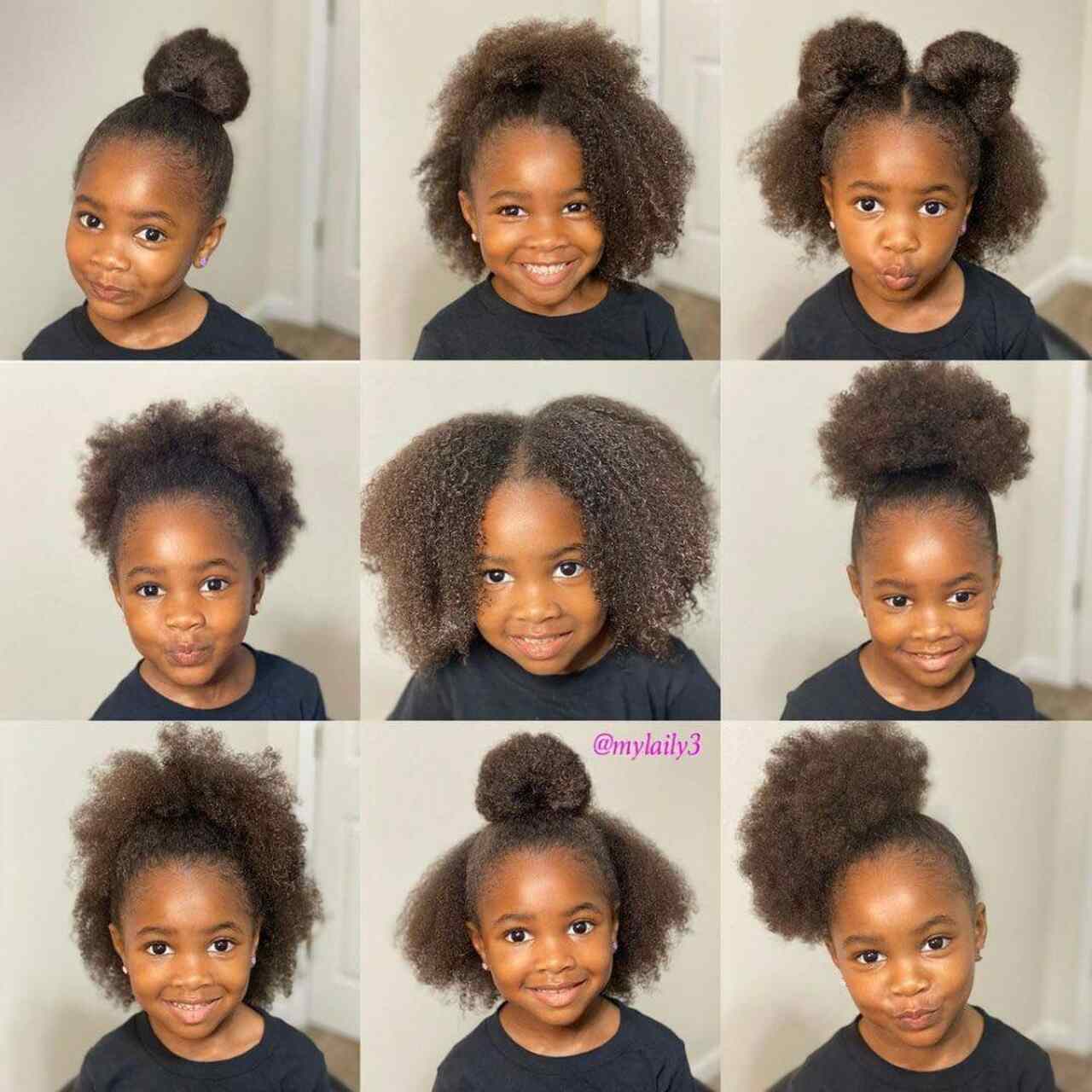 Penteado Infantil Cabelo Cacheado