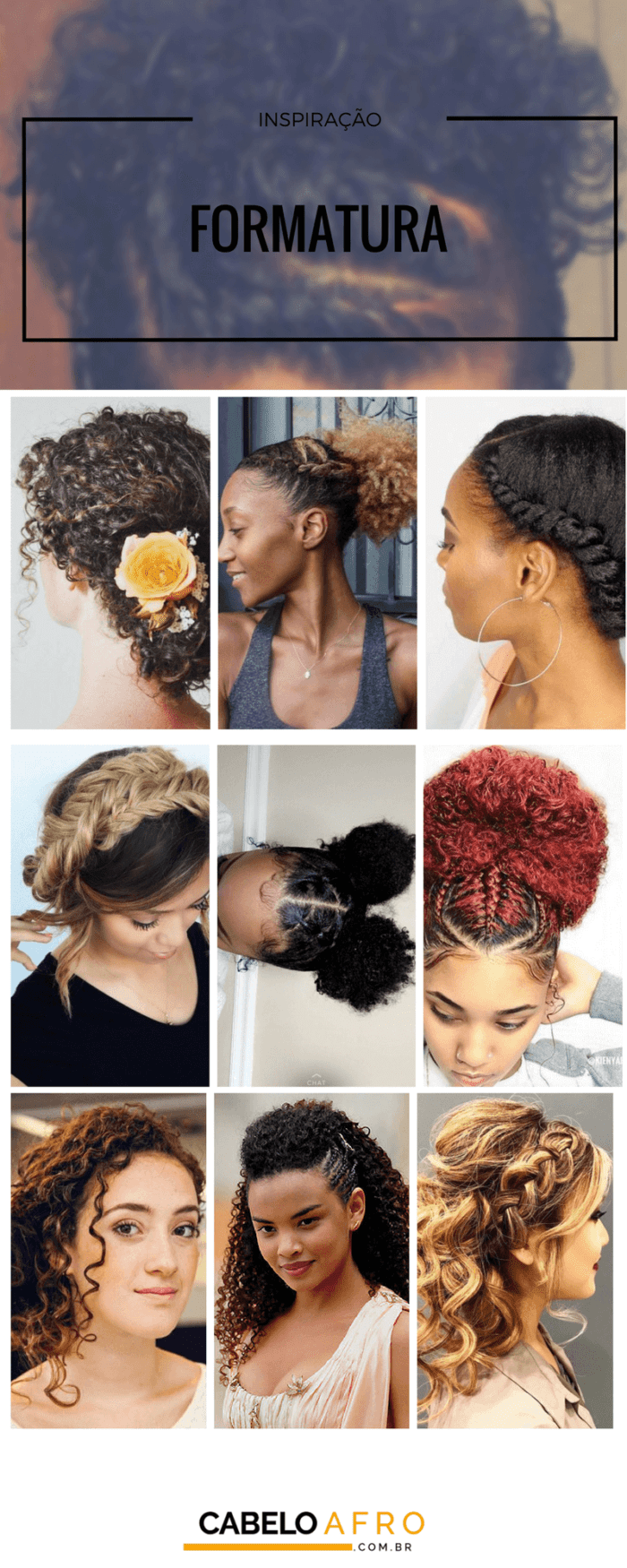 penteado princesa cabelo cacheado formatura