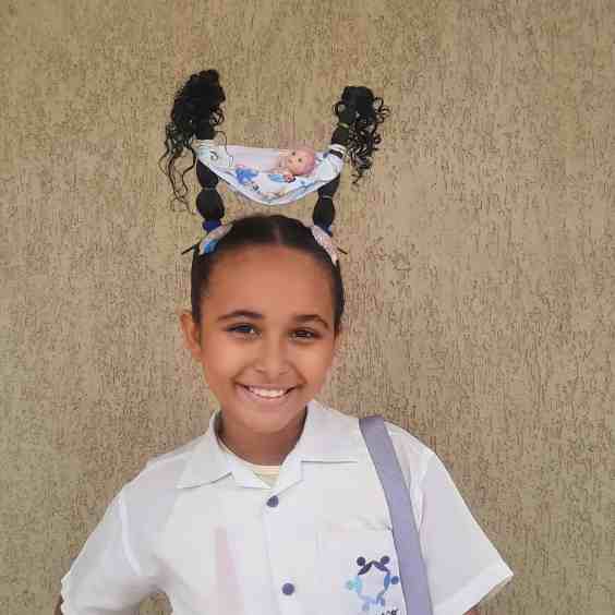 cabelo maluco reciclado