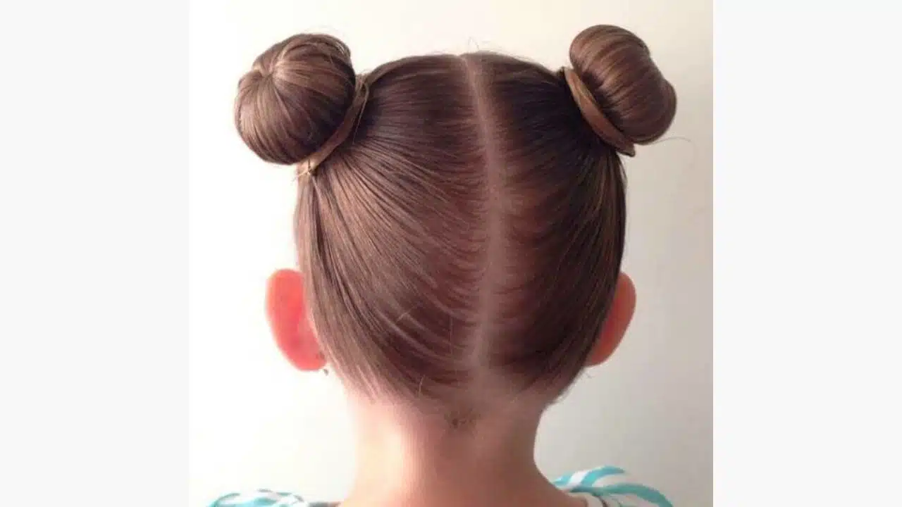 Penteado Dois Coques Baixos