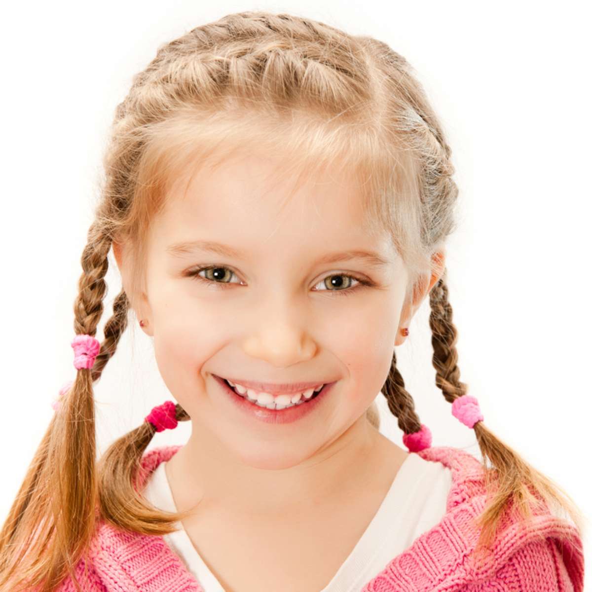 penteado infantil casamento rabo de cavalo franja