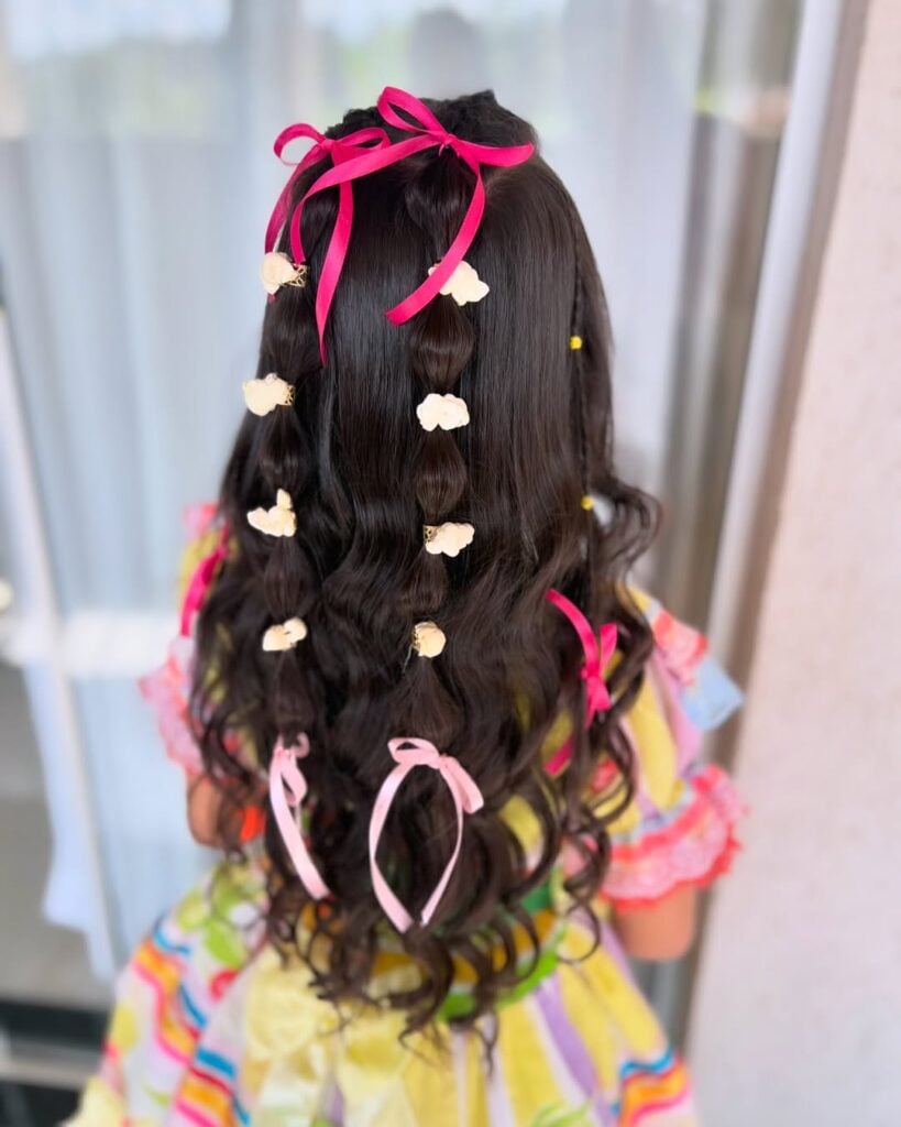 penteado infantil cabelo curto são joão