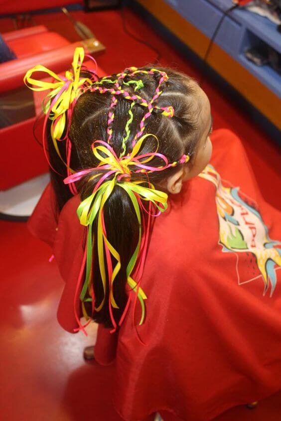 penteado infantil para bebê são joão