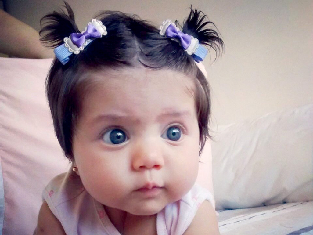 penteado bebê com pouco cabelo