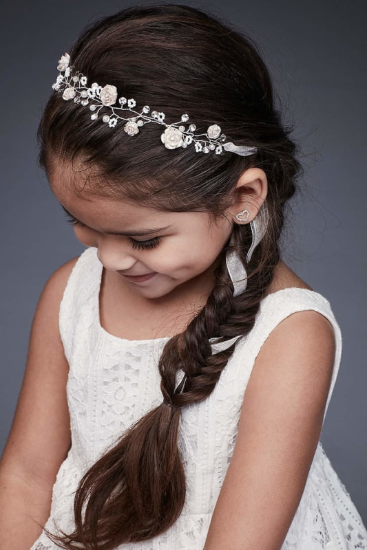 penteado infantil princesa Bela