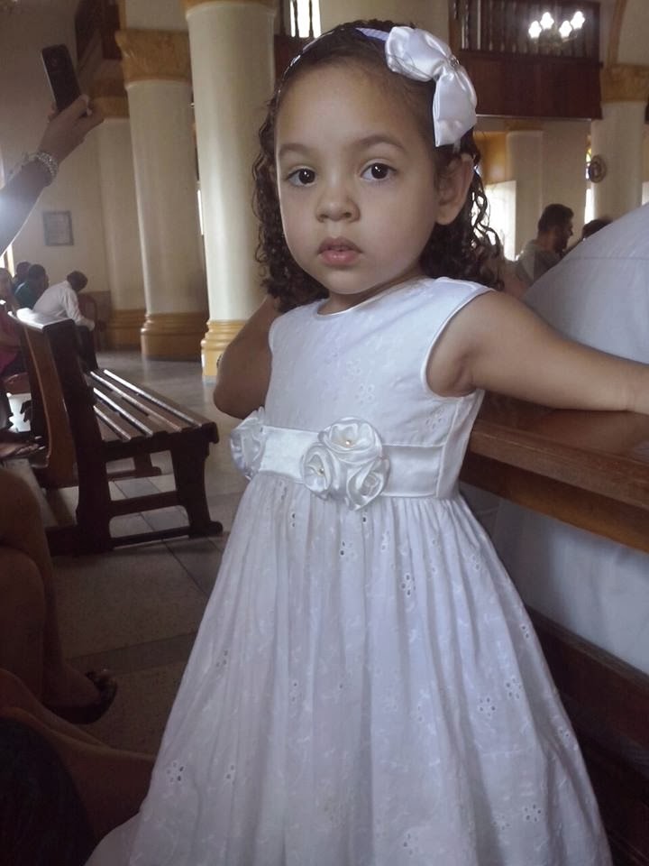 penteado infantil batizado com laço