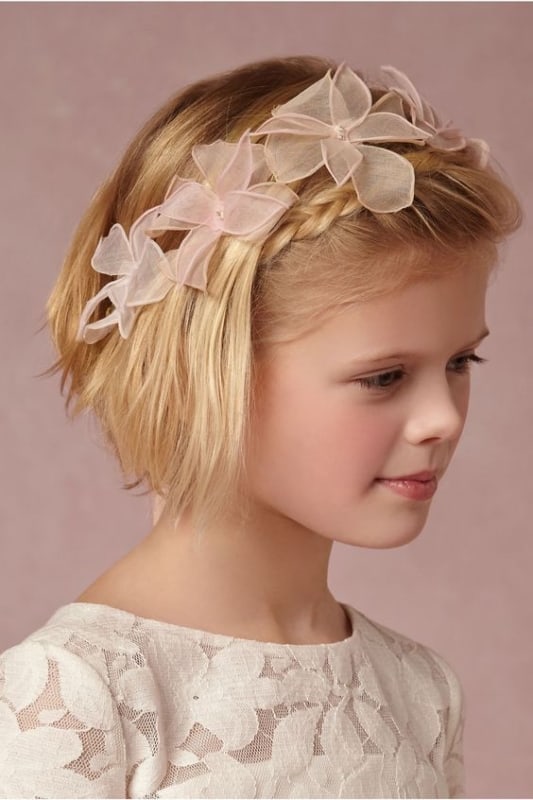 penteado infantil cabelo médio fácil
