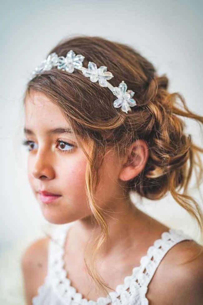 penteado infantil carnaval tiara
