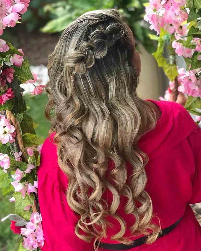 penteado infantil com trança para cabelo crespo