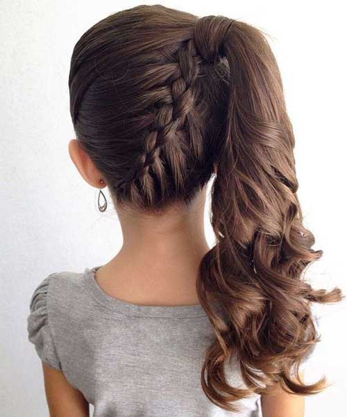 penteado infantil com trança para cabelo crespo