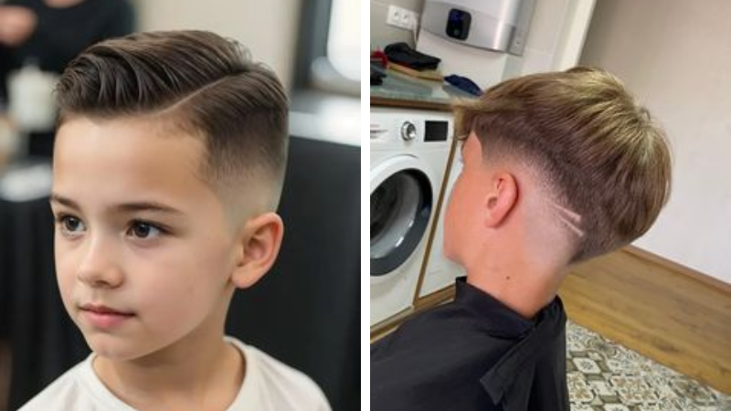 penteado infantil masculino simples
