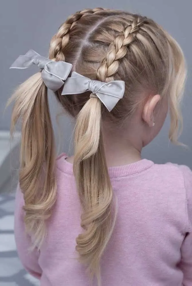 penteado infantil para escola