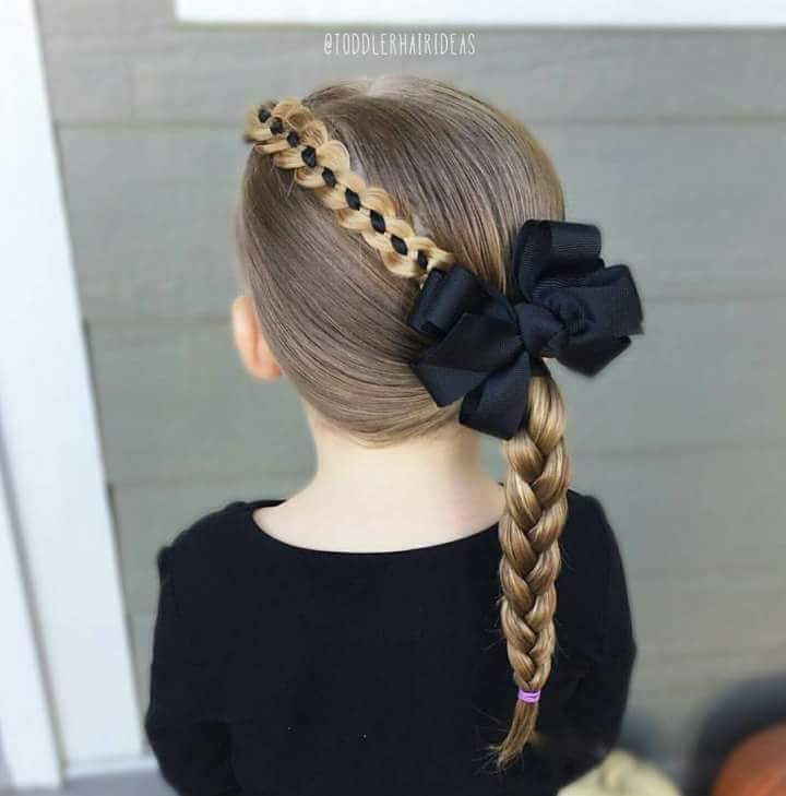penteado infantil réveillon fácil