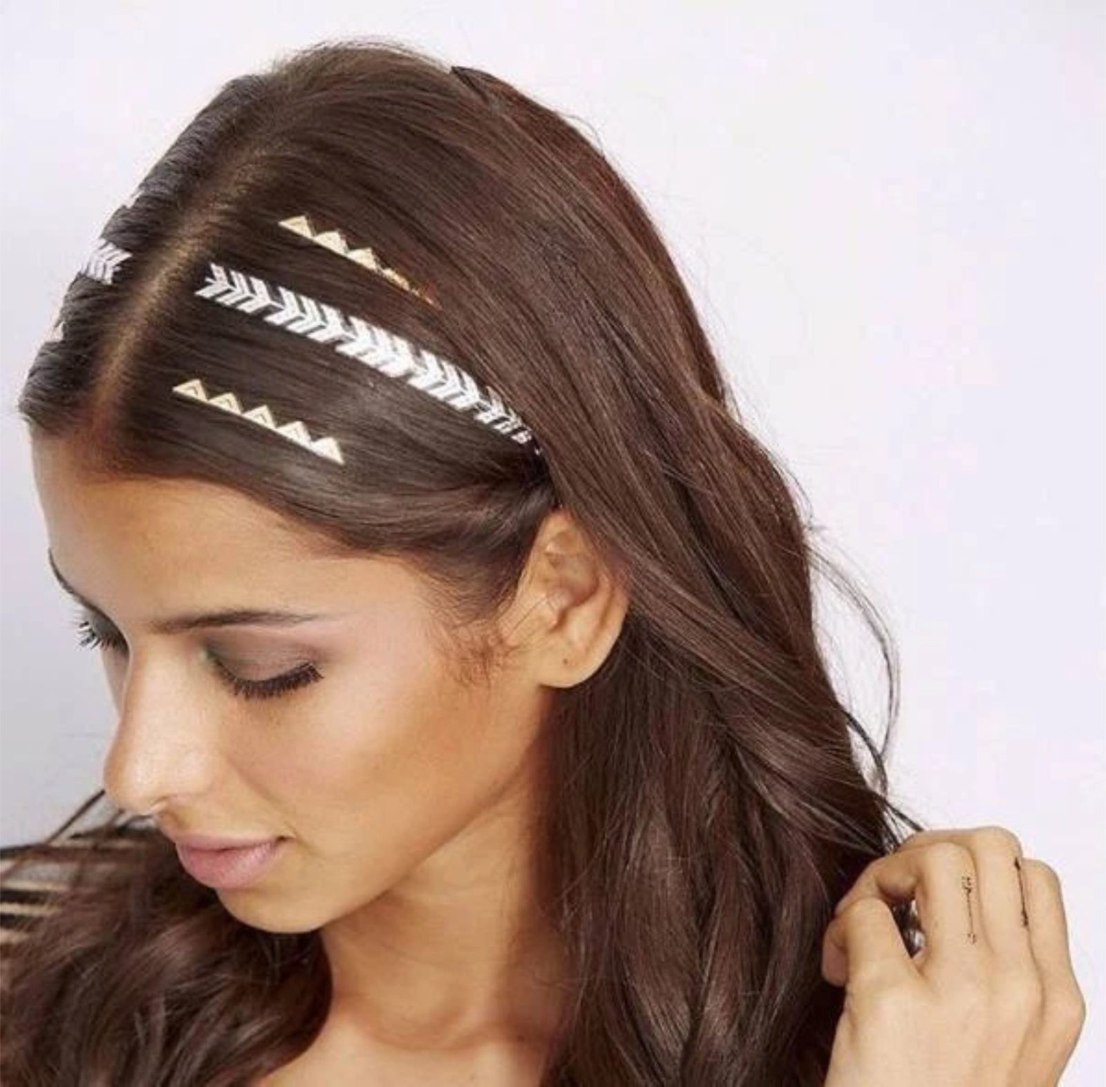 penteado infantil com pérolas