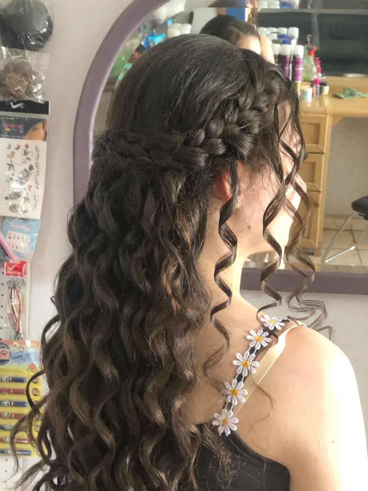 penteado infantil semi preso para escola