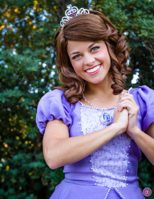 penteado princesa sofia fácil