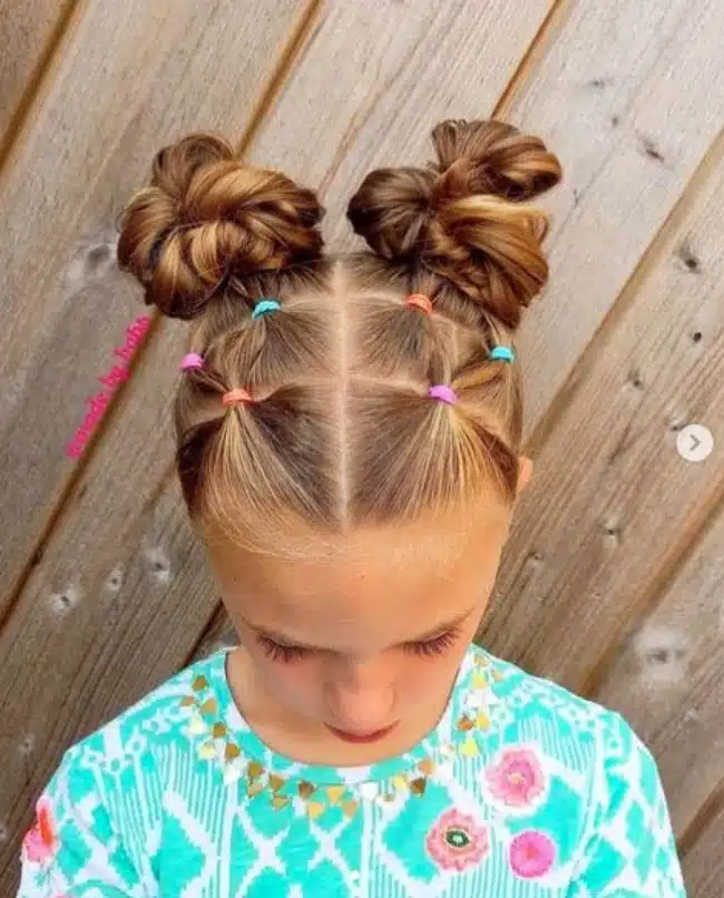 como fazer penteado quadradinho infantil