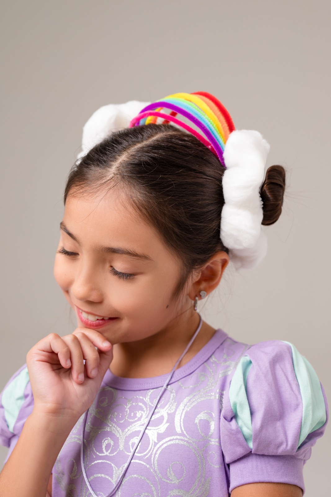 penteado criativo infantil rápido