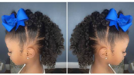 penteado junino infantil cachos definidos