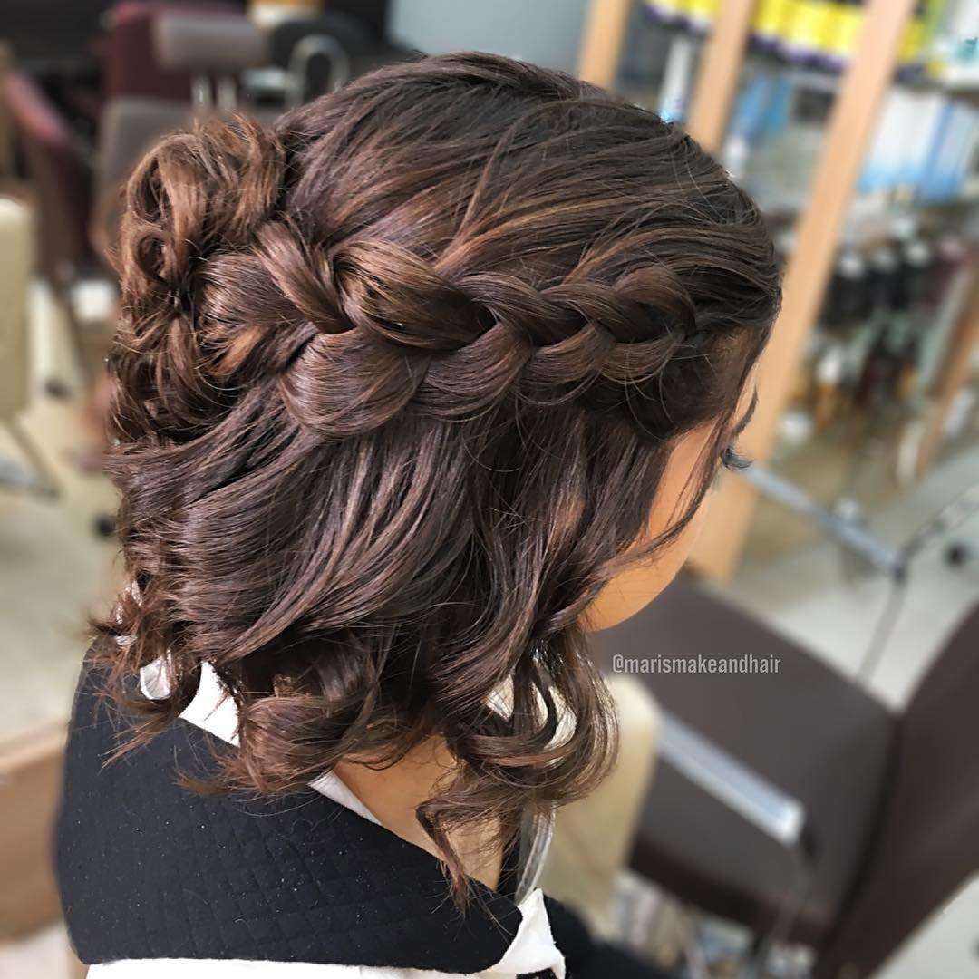 penteado mae noiva cabelo medio