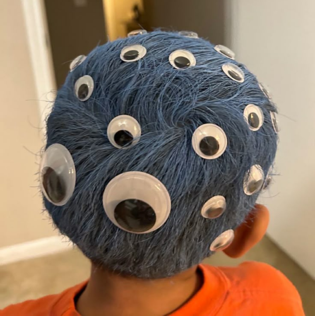 penteado maluco infantil halloween passo a passo