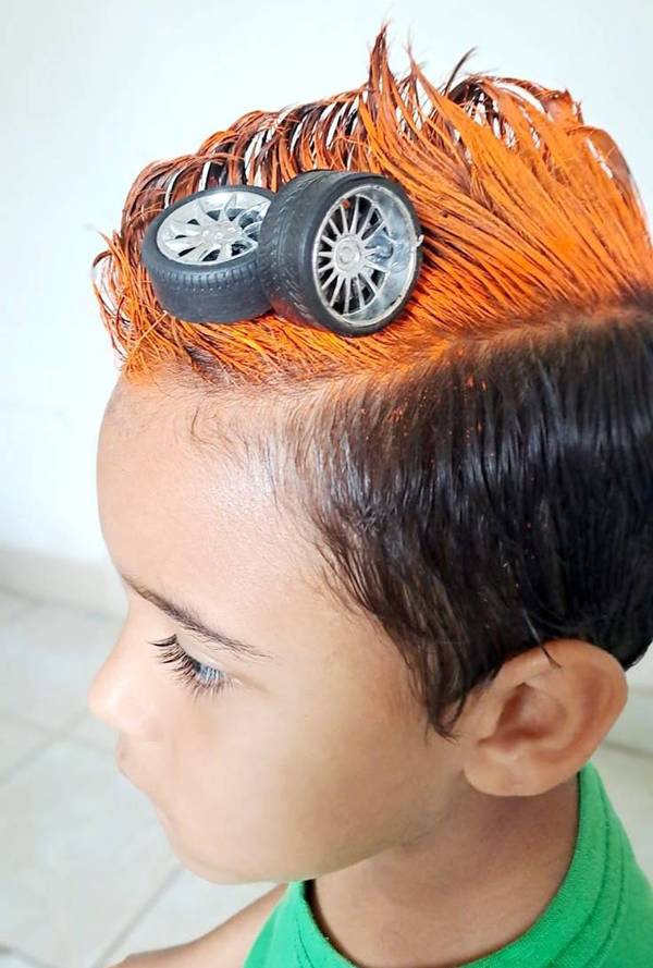 ideias cabelo maluco escola