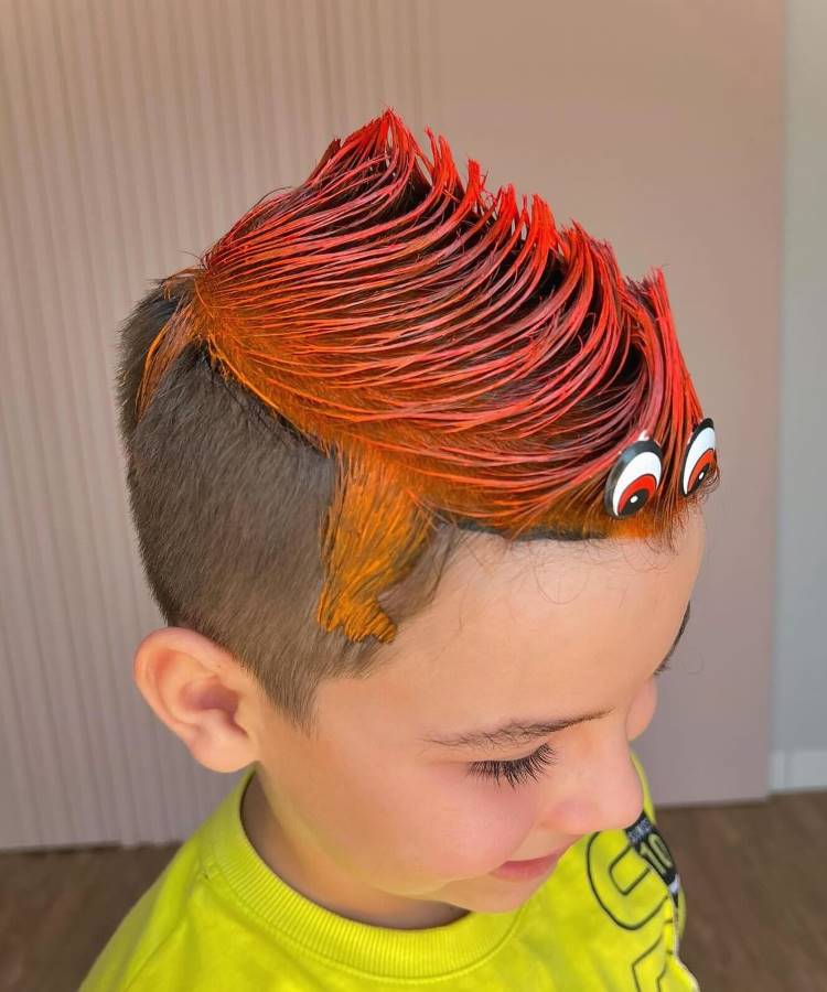 penteado criativo infantil masculino