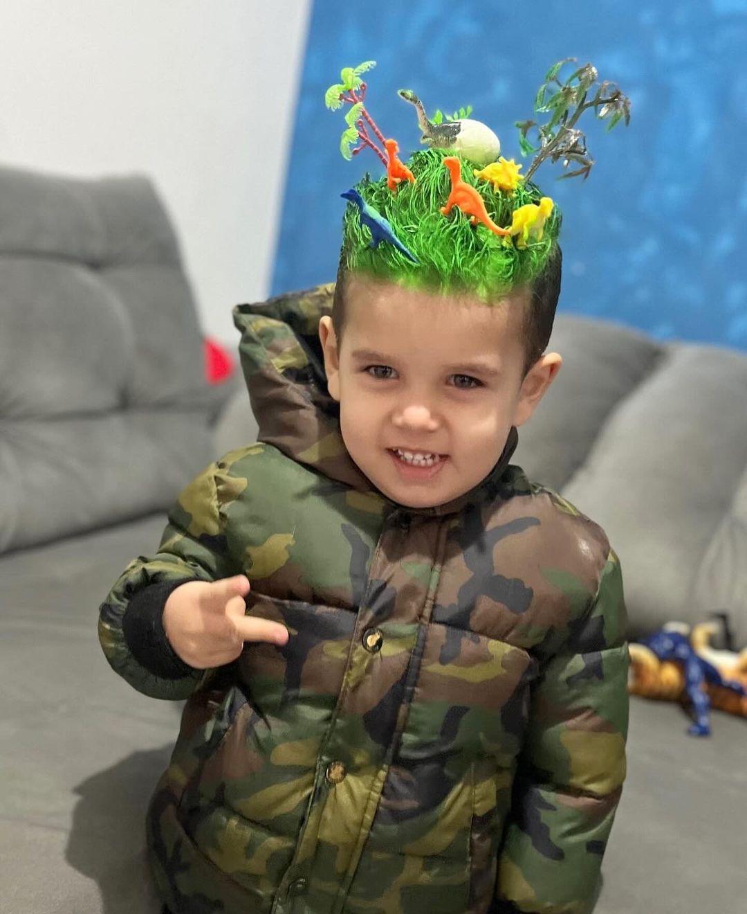 tutorial penteado maluco infantil