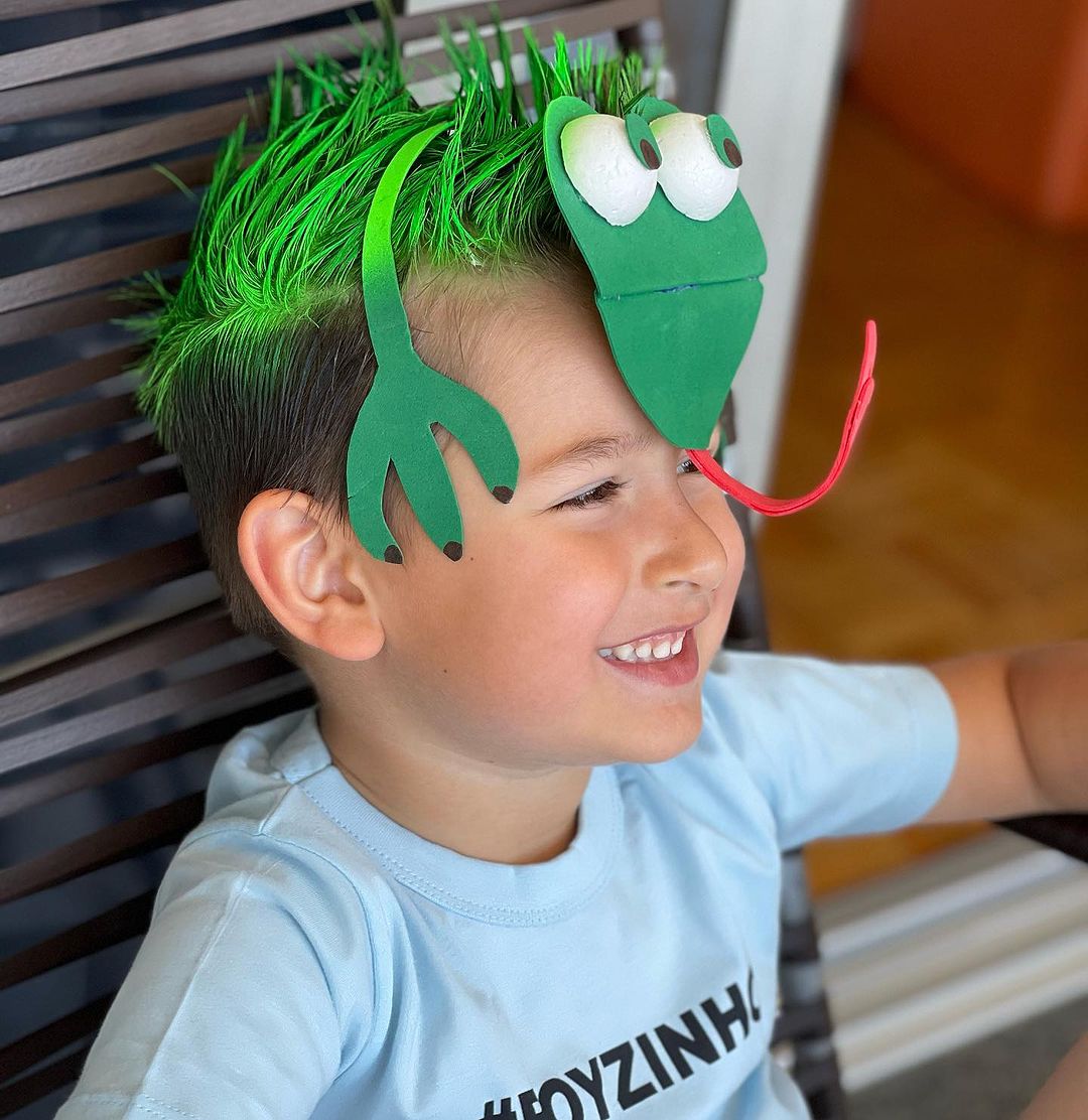 inspiração cabelo maluco para meninos