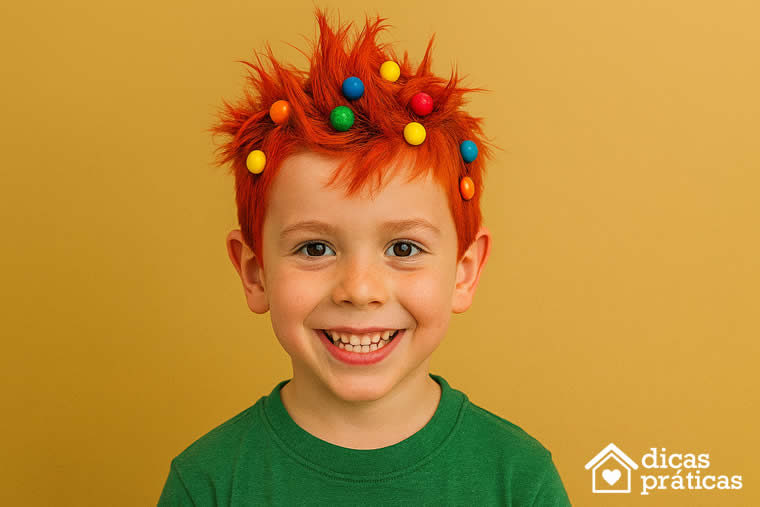 penteado temático infantil