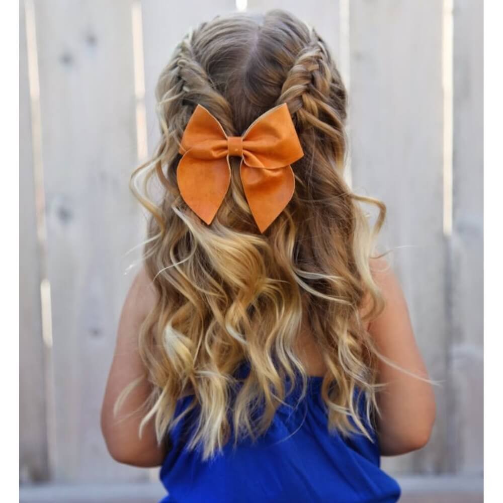 penteado formatura infantil coque