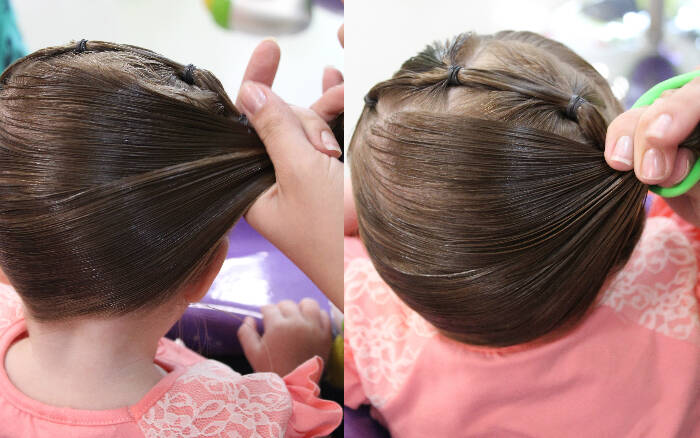 penteado carnaval fantasia infantil