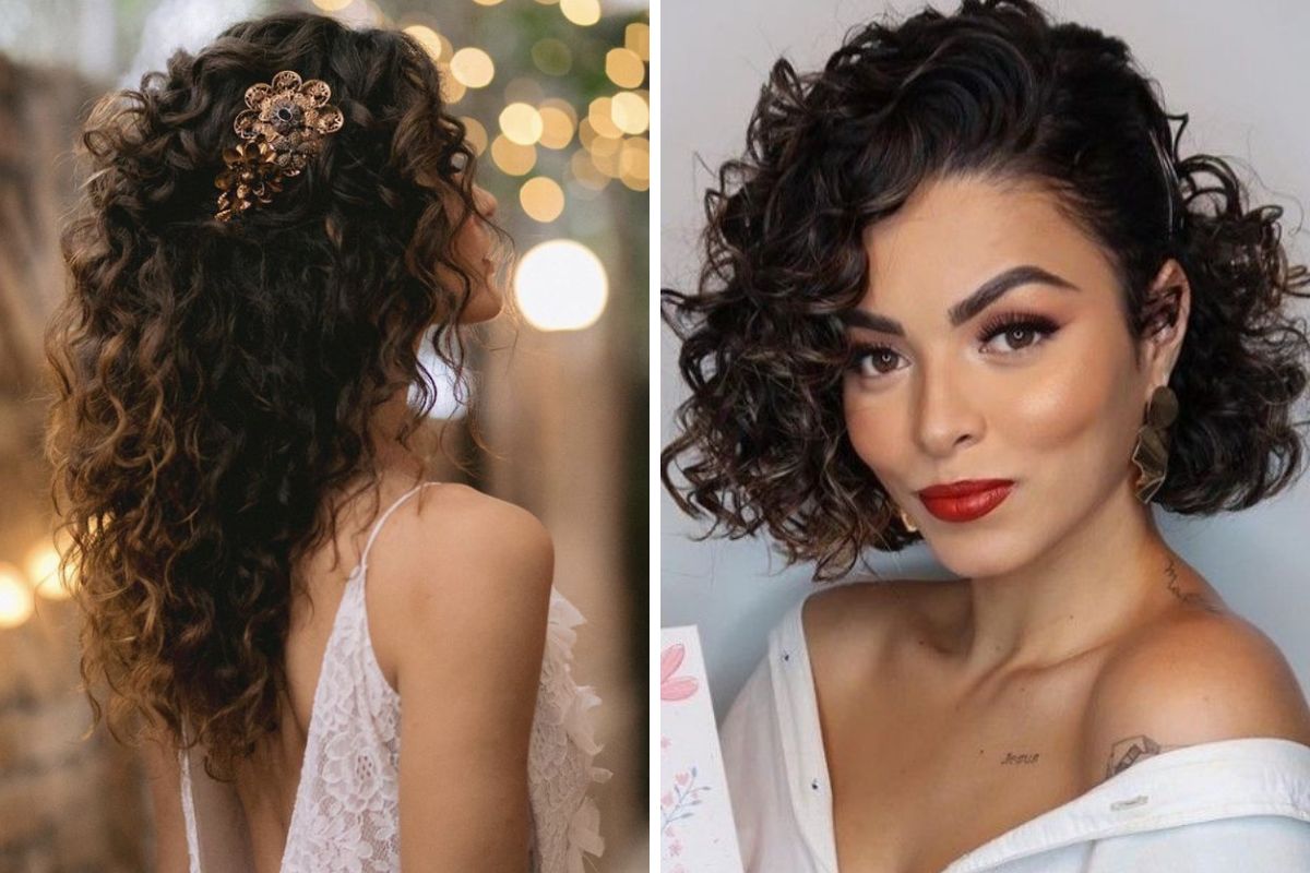 penteado para madrinha cabelo curto solto